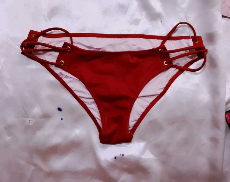 Red Bikini Bottom panty