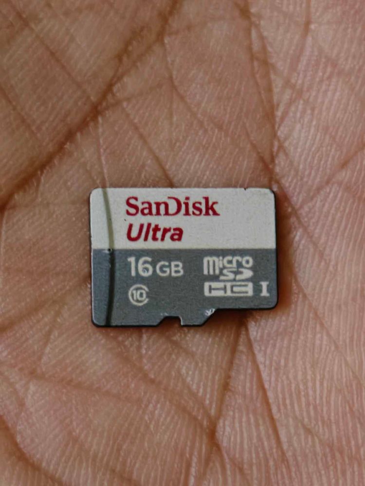 SanDisk Ultra 16GB Micro SD Card Class 10