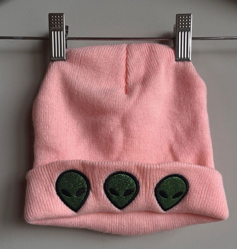 Pink Alien Beanie