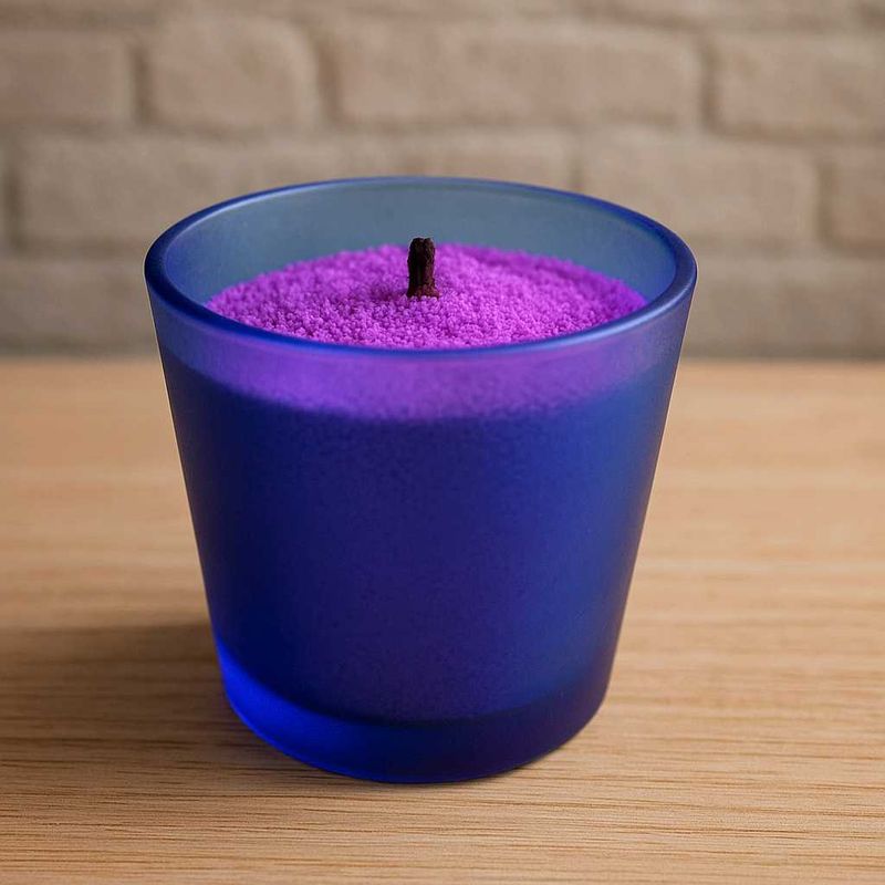 Purple Sand Candle