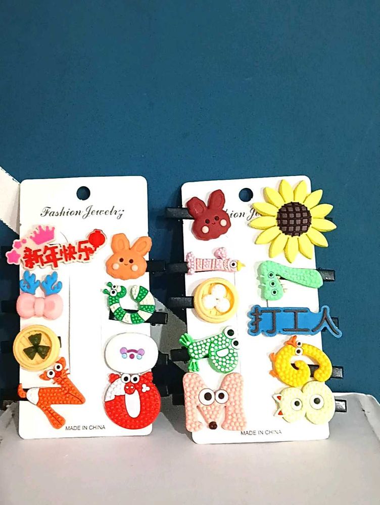 Asethtic Korean Hair Clips (18)Pc