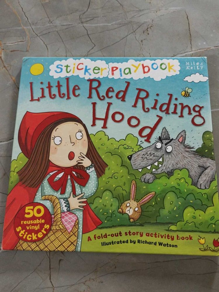 Little Red Riding Hood Story Book With Stickers