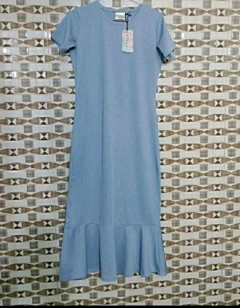 Blue T-Shirt Dress