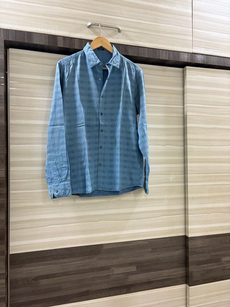 Blue Checked Shirt