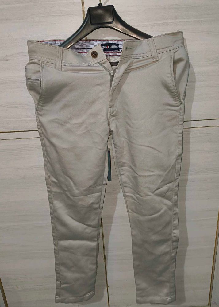 Men&#39;s Beige Casual Pants