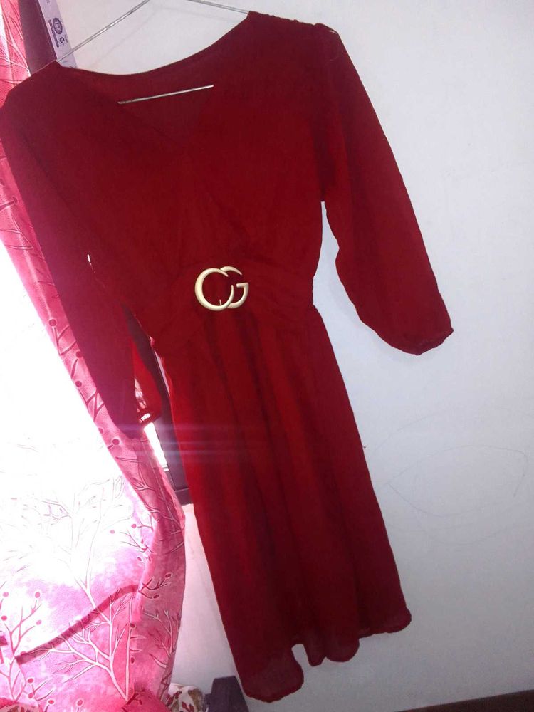 Partywear A line dress