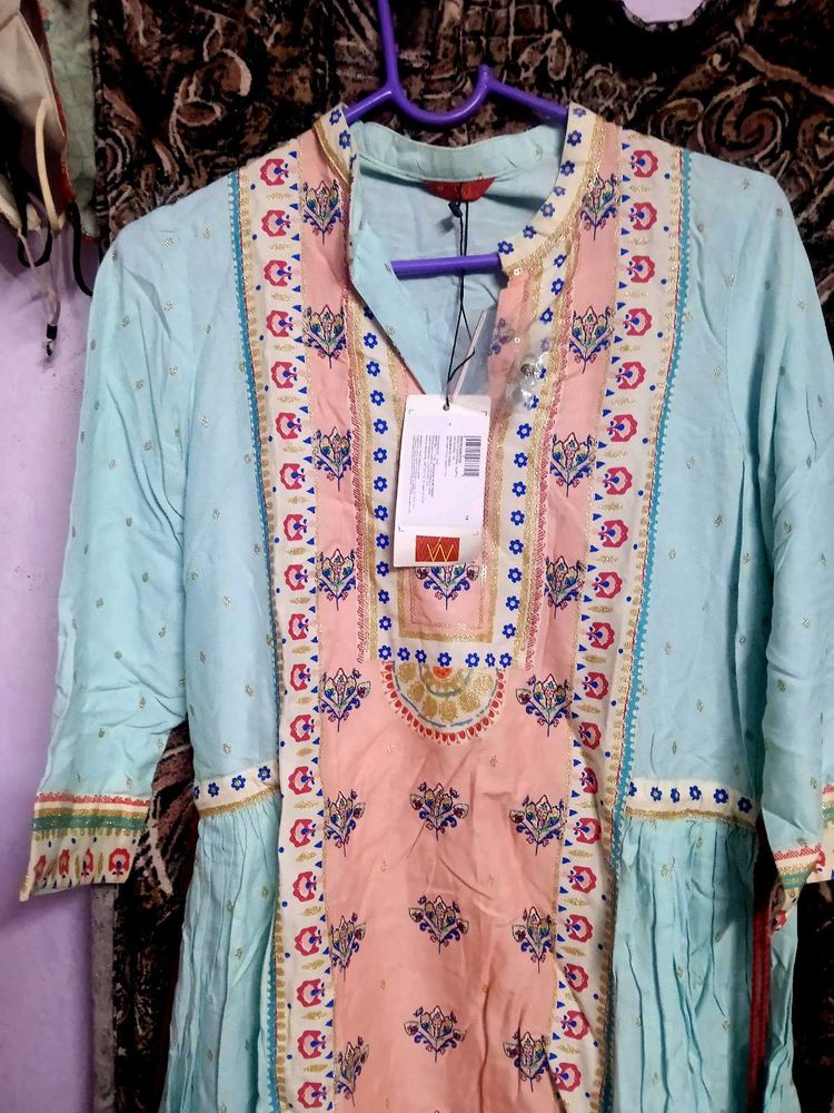 New W Festive A-line Kurta