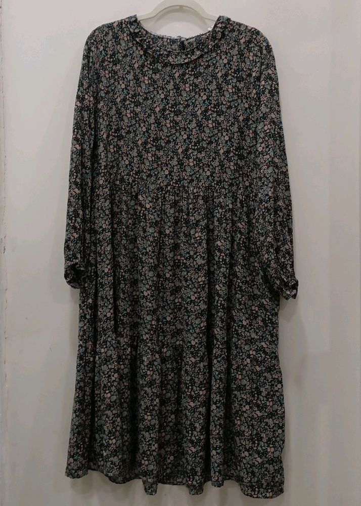 Floral Print Midi Dress