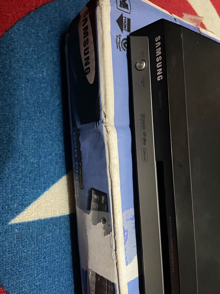 Vintage Samsung DVD Player P172 With Bo