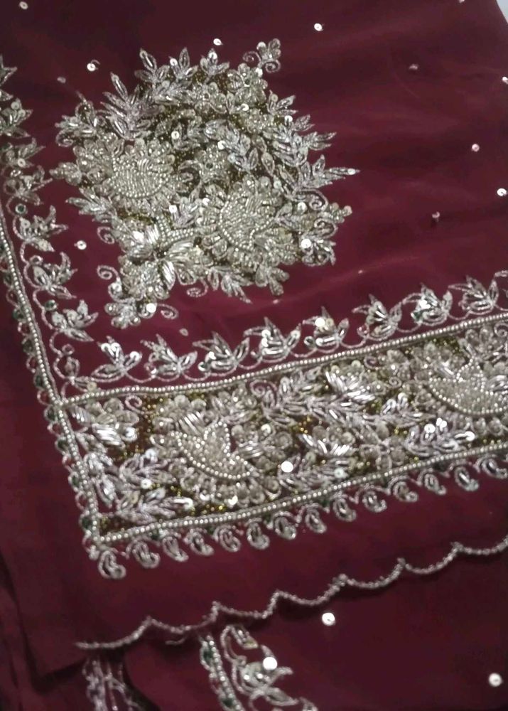 zardozi Work Beautiful Saree ❣️