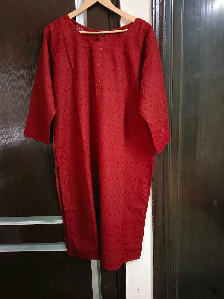 Brand New Plus Size Chickenkari Kurta