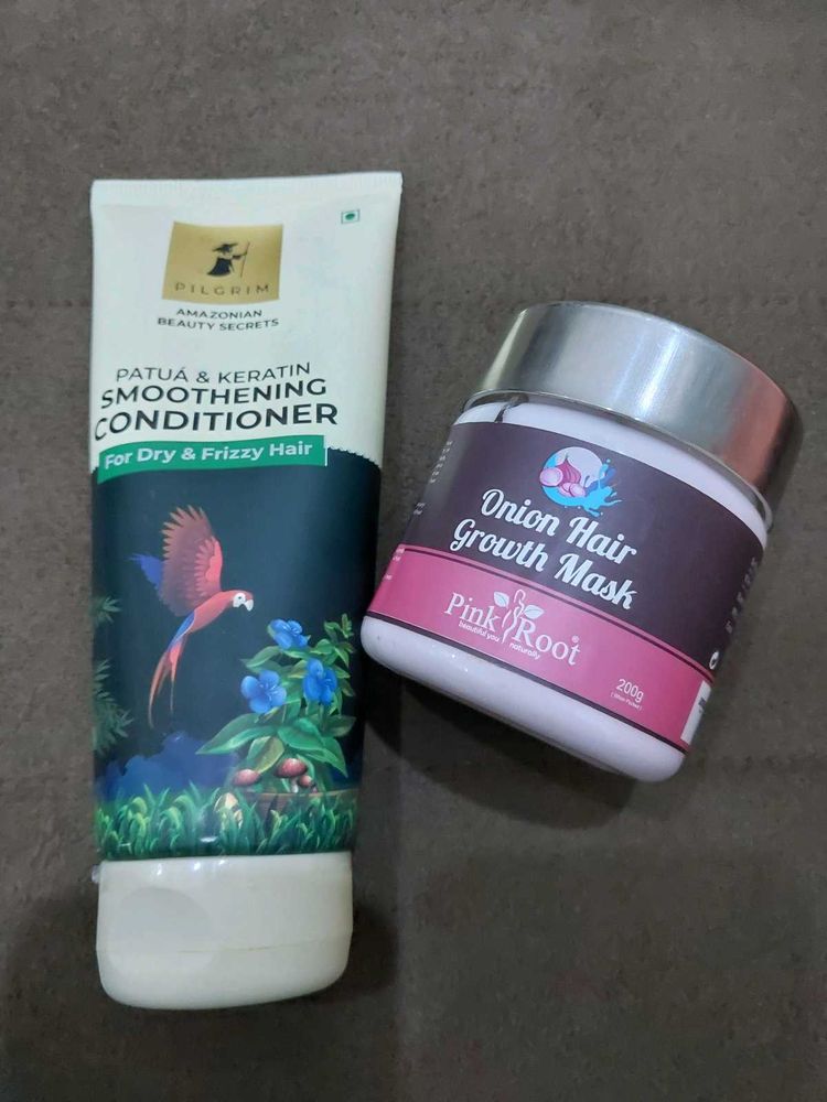 Combo Set Pilgrim Conditioner And Onion Hair Mask