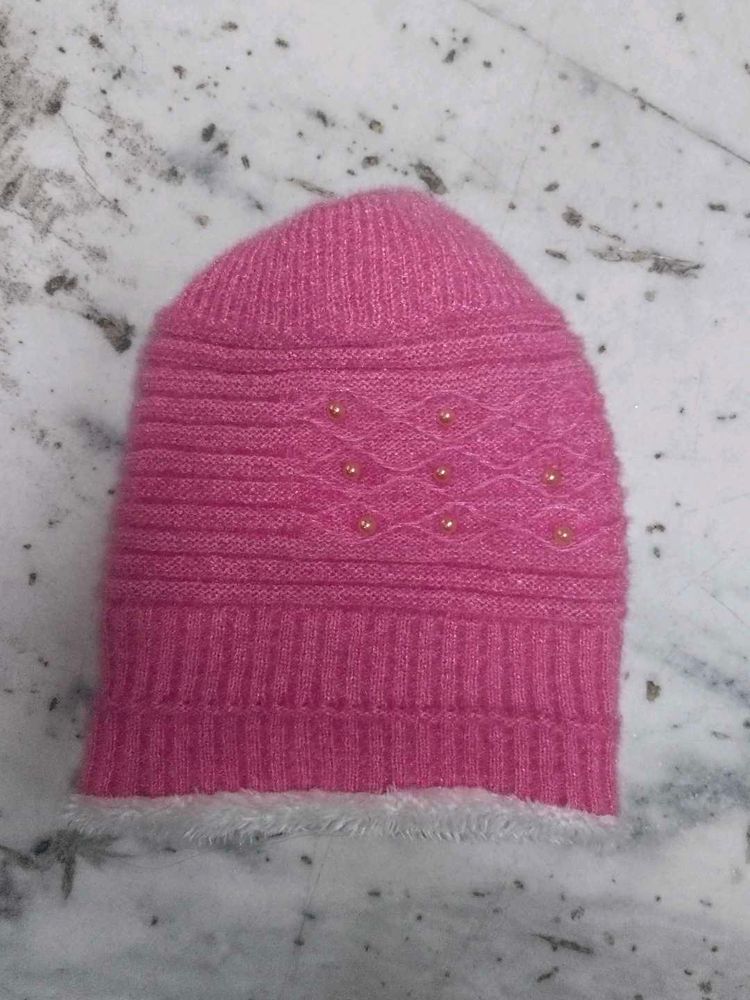Pink Winter Beanie