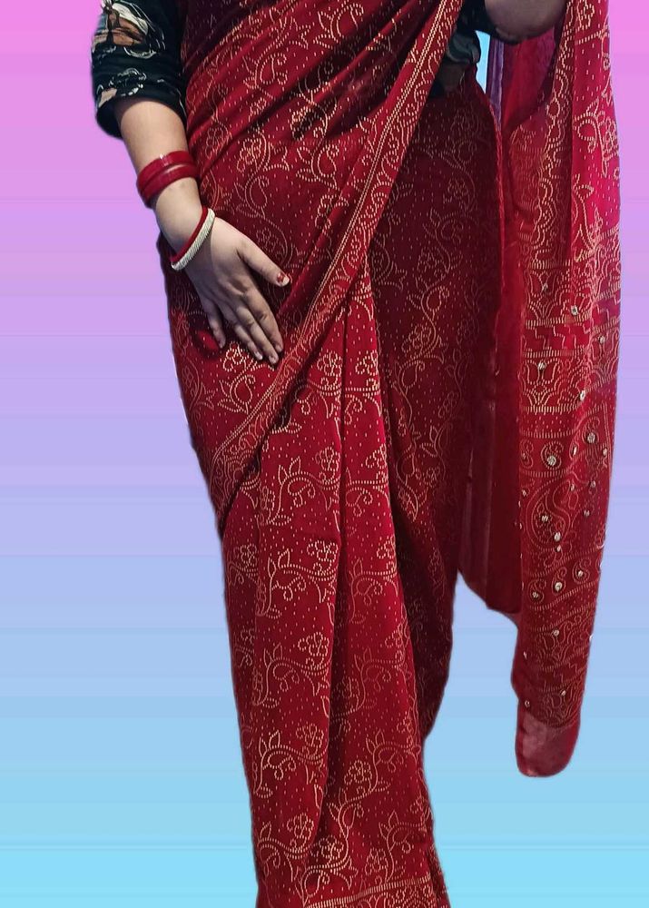Traditional Bandej Saree