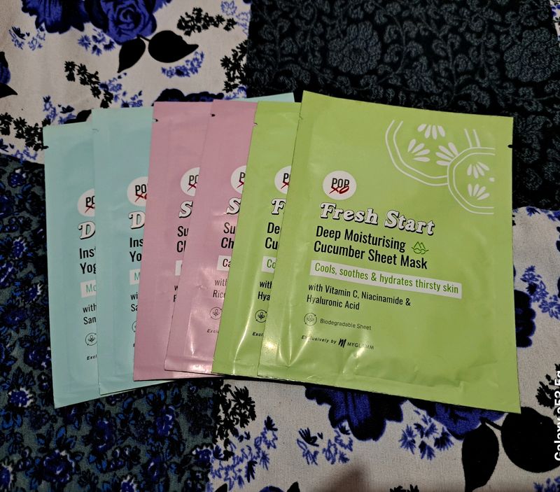 Myglamm Popxo Sheet Mask Pack Of 3
