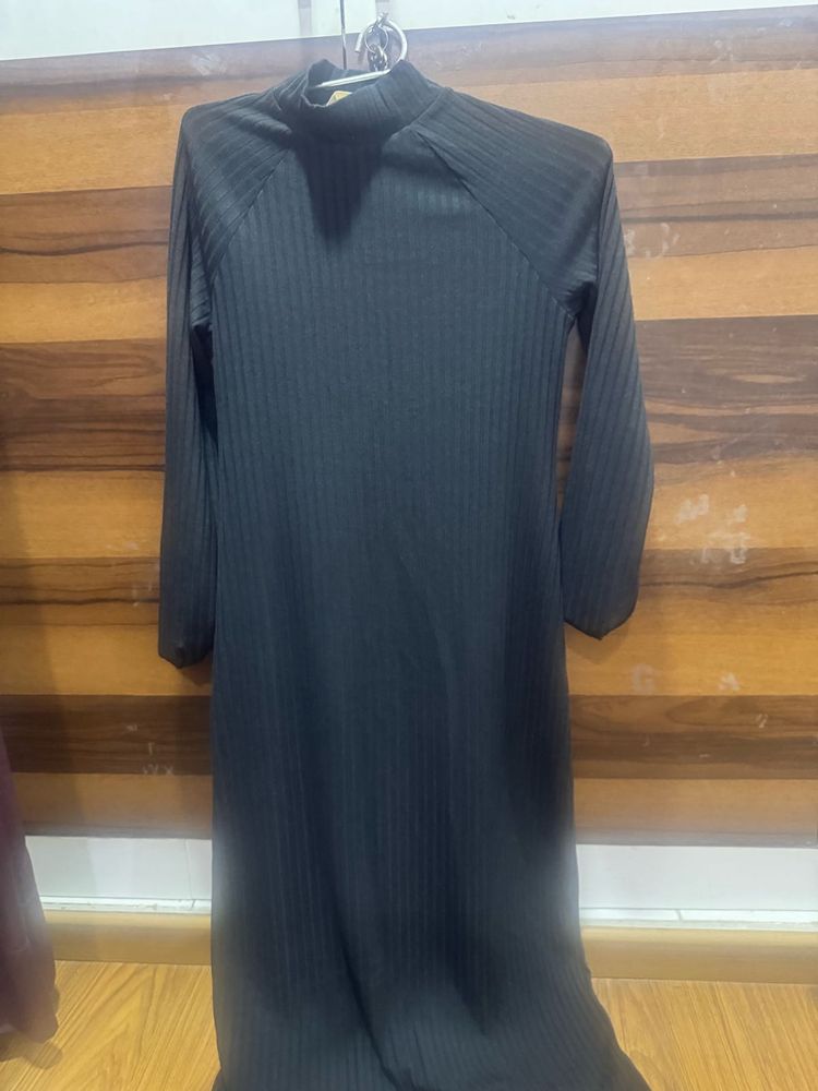 Elegant H&amp;M Black Midi Dress