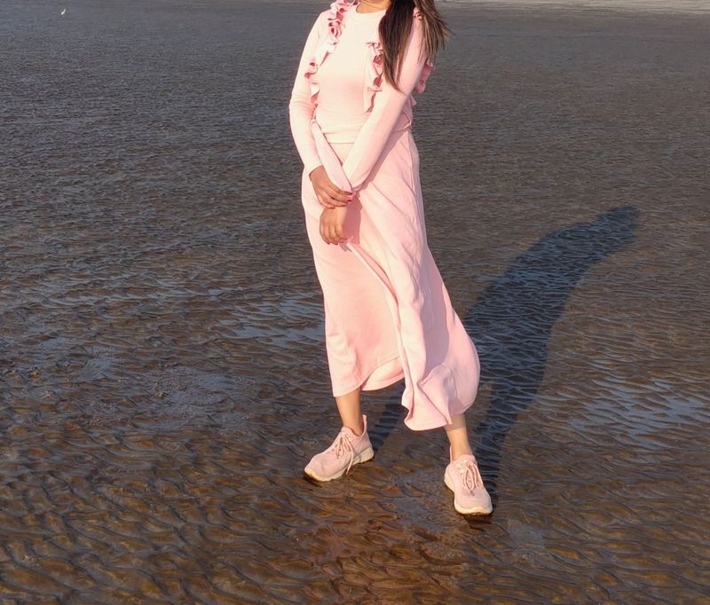 Pink Maxi Dress One Piece