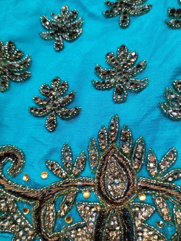 Long Anarkali With Skirt