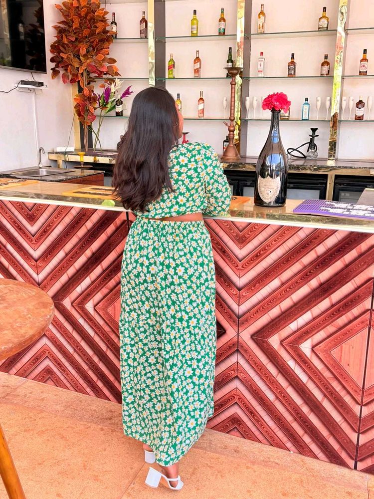 Floral Gown Dress