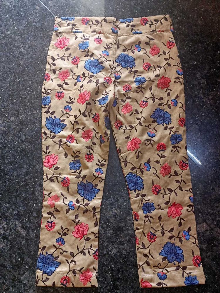 Floral Print Pants