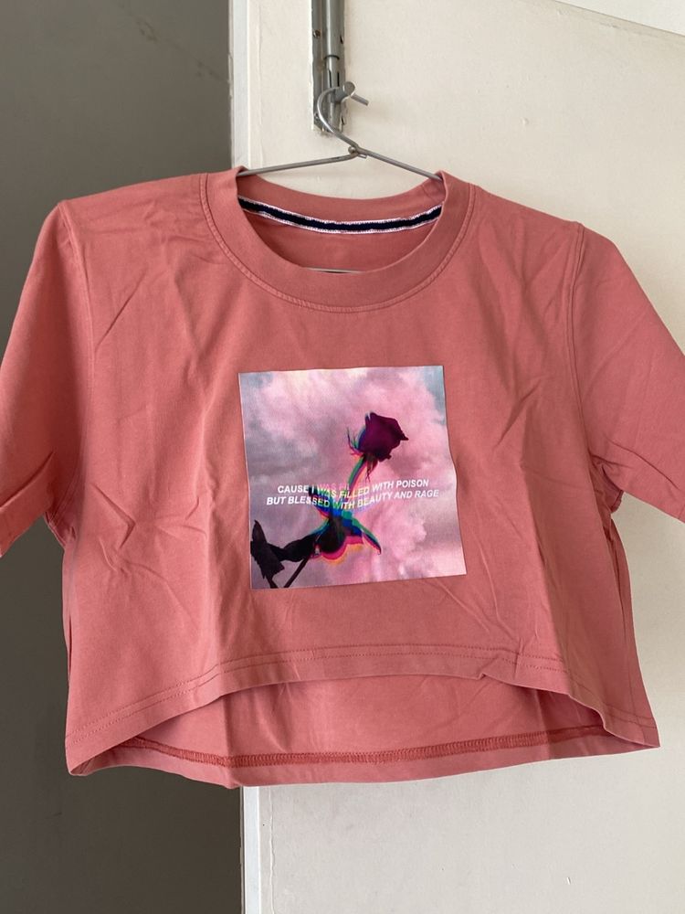 Pink Crop Top