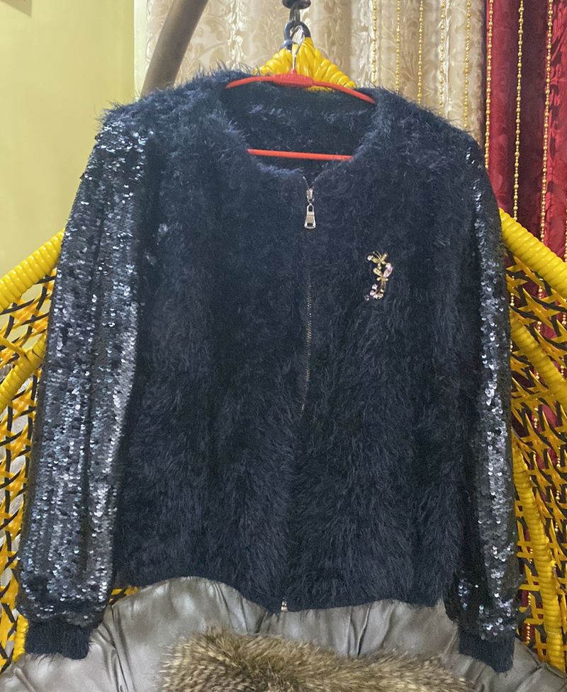 Fur Jacket Sweater