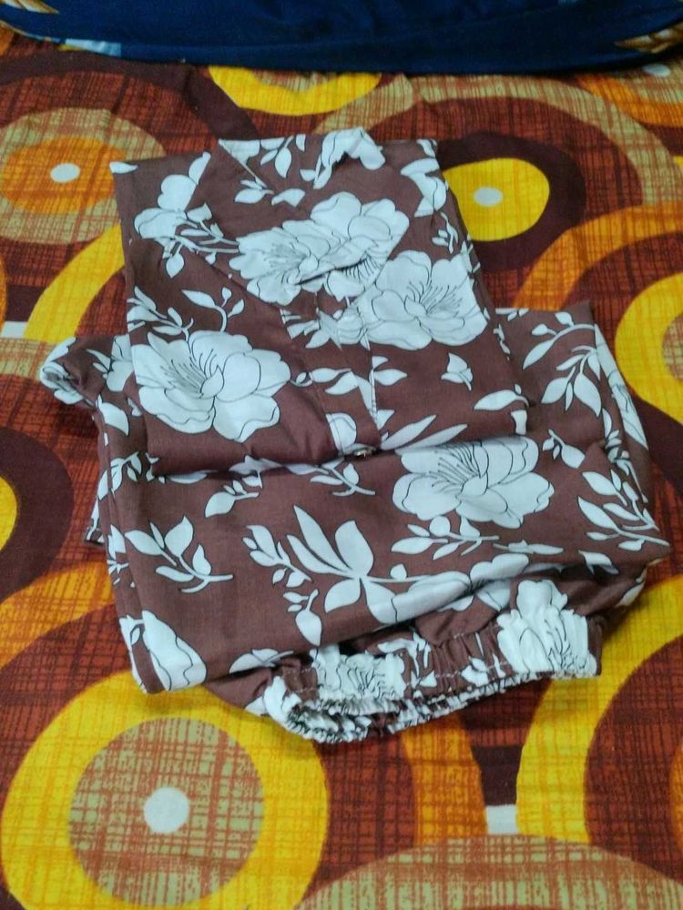 Floral Print cord Set