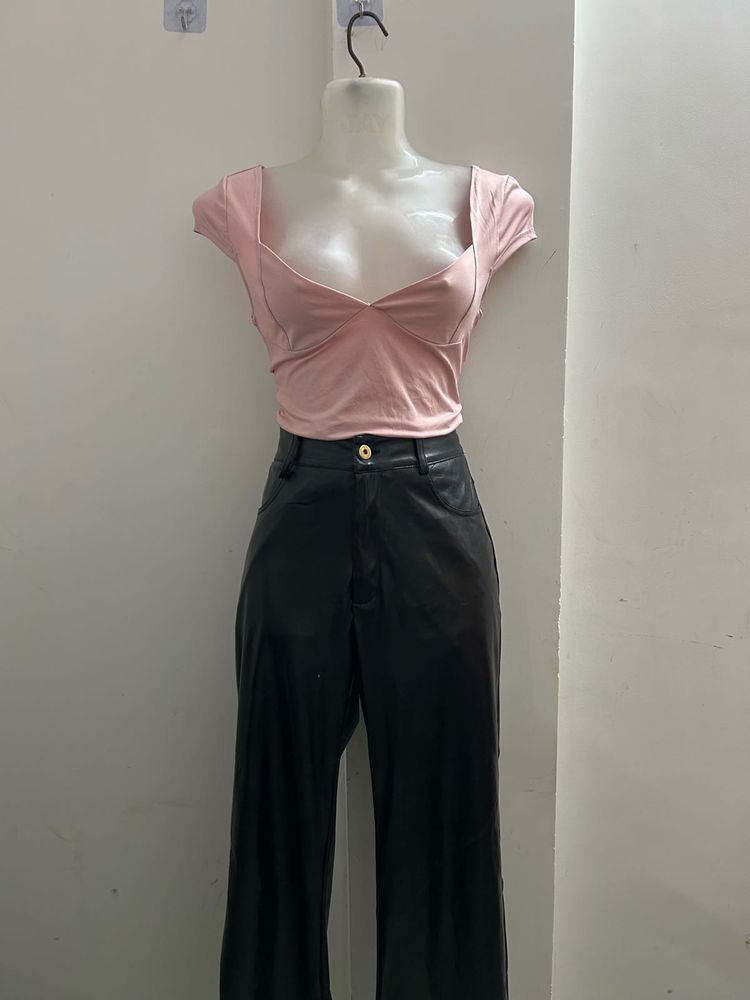Shein Deep Neck Top