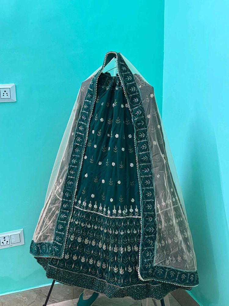 Beautiful Mhendi Lehenga✨