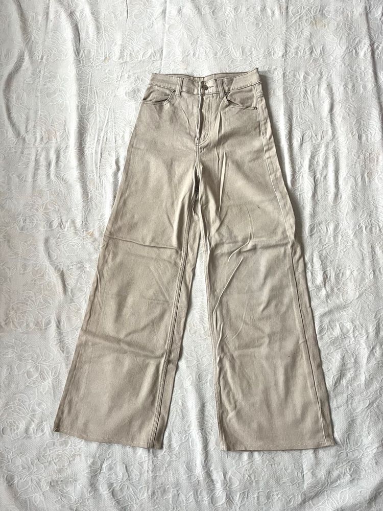 High Waisted Wide Leg Jeans