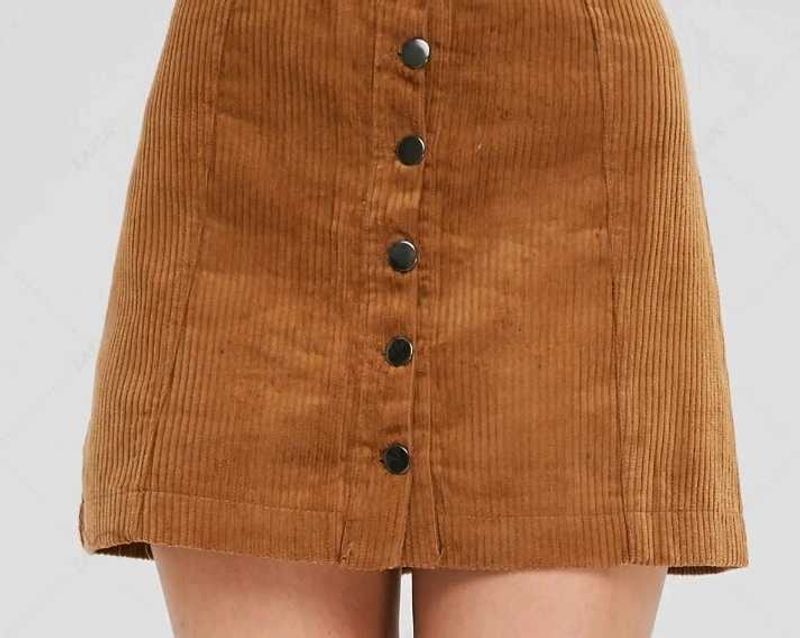Cute Korean Mini Skirt In Denim