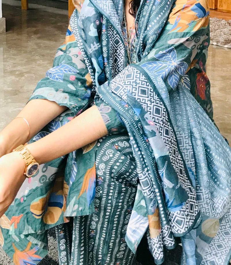 Kurta With Pants And Duppatta