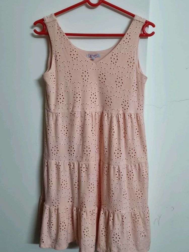 Peach Dress