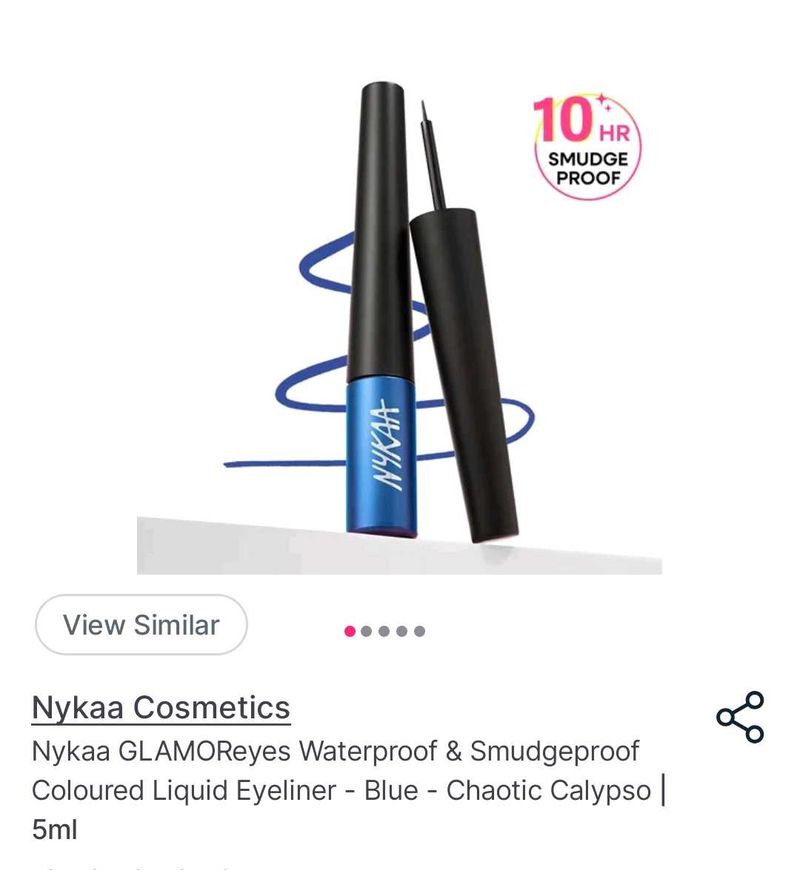 Nykaa Blue Liquid Eyeliner
