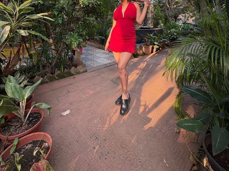 Red Bodycon Mini Dress