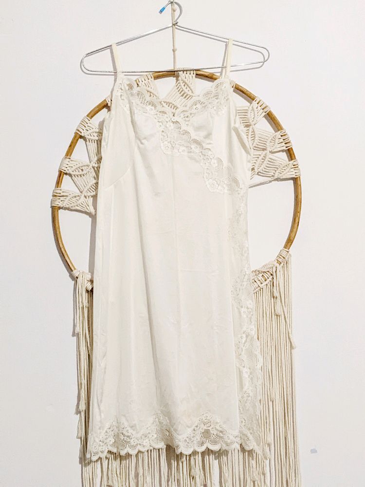 Lace Satin Slip dress