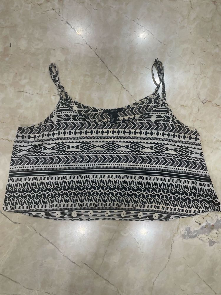 Forever 21 beachy abstract tank top