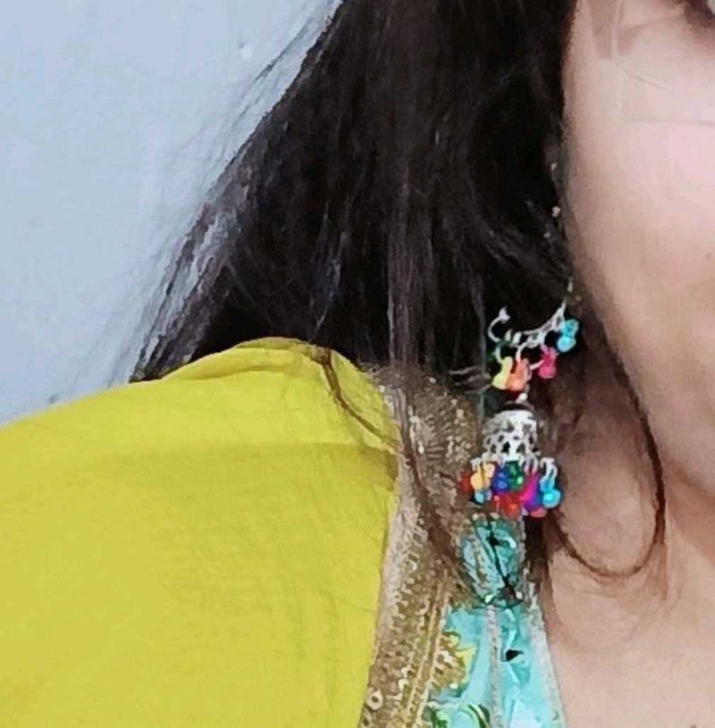 Colorful Jhumka Earrings