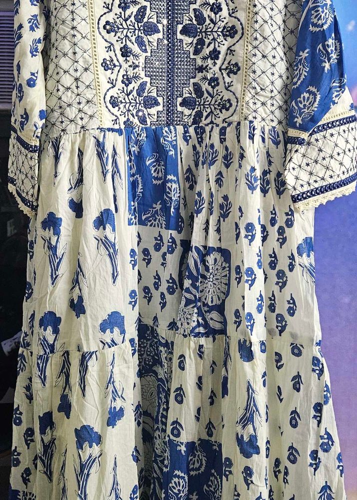 Ethnic Long Dress For Festive Wear || New, Untouch