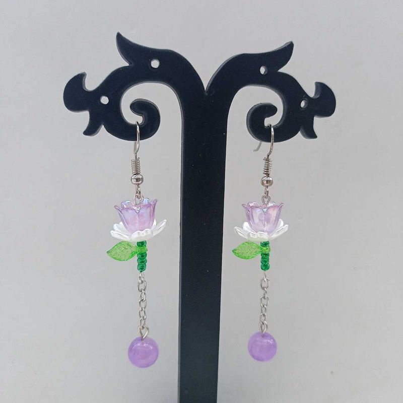 Korean style Tulip Drop Earrings