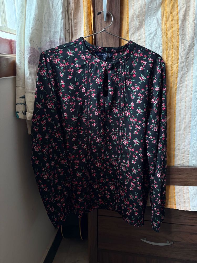 Floral Print Blouse Workwear