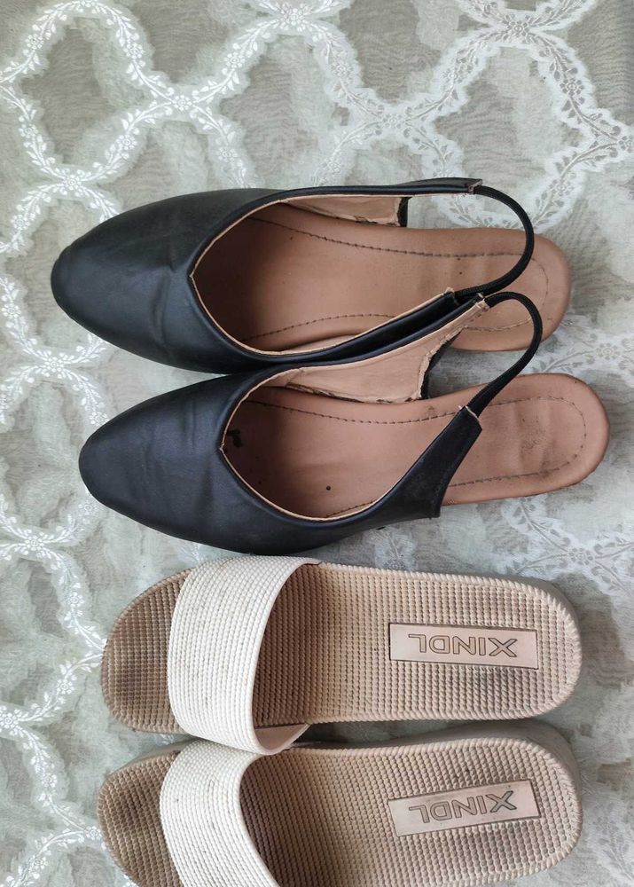 Combo Of Two Slippers