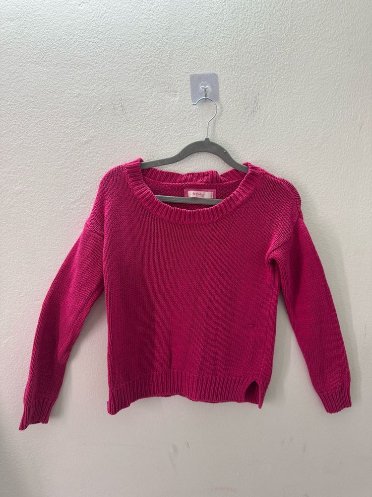 Colin’s Pink SWeater
