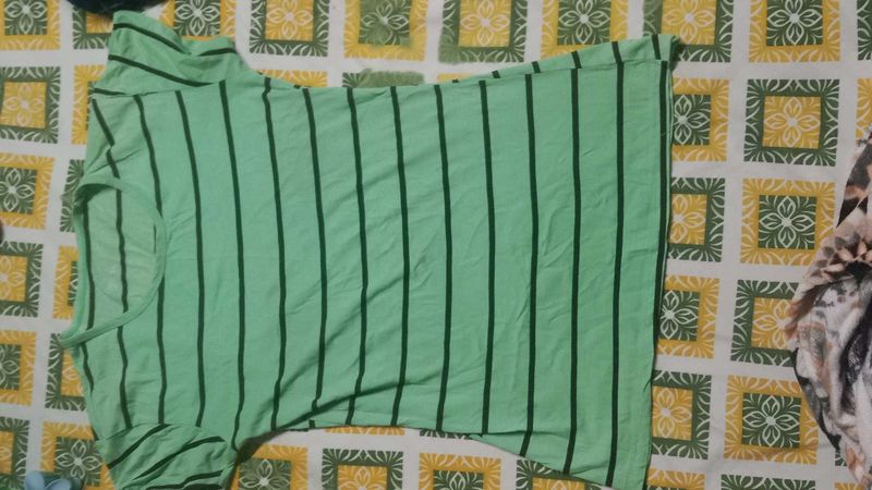 Striped Green Tee