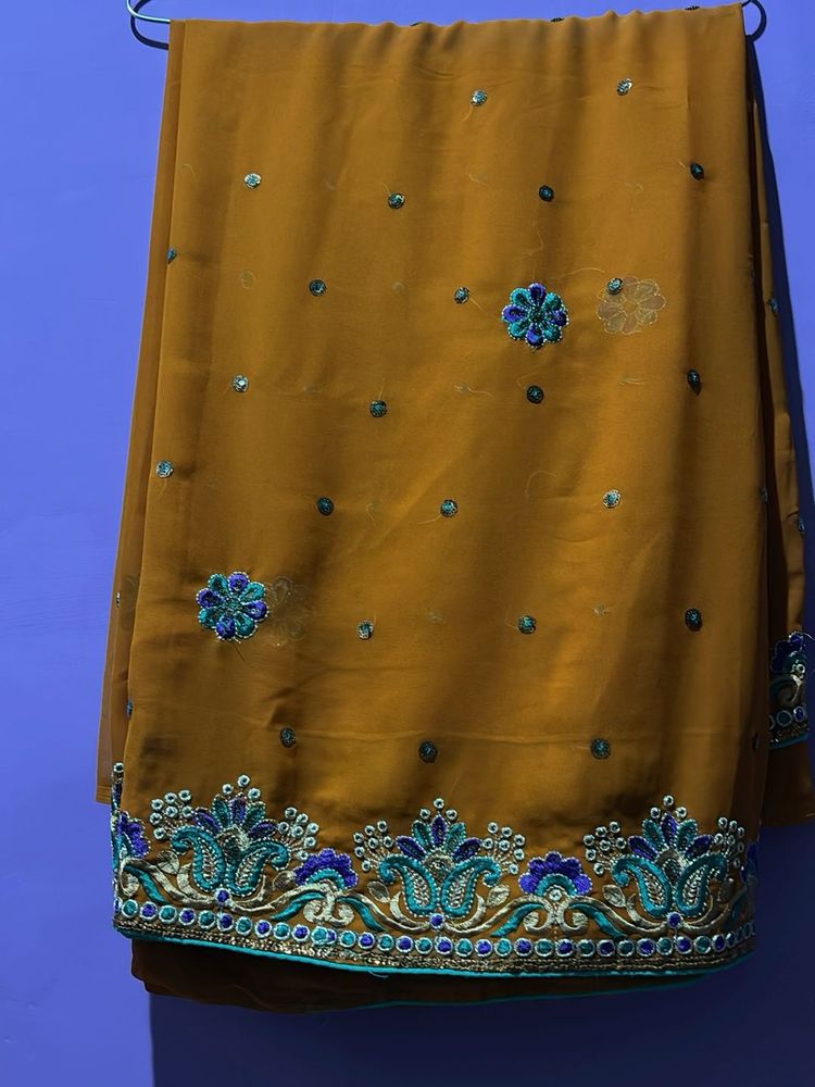 Elegant Embellished Saree