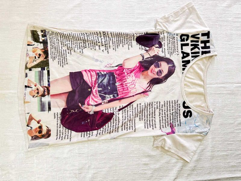 Magazine Cut Out Themed- Top