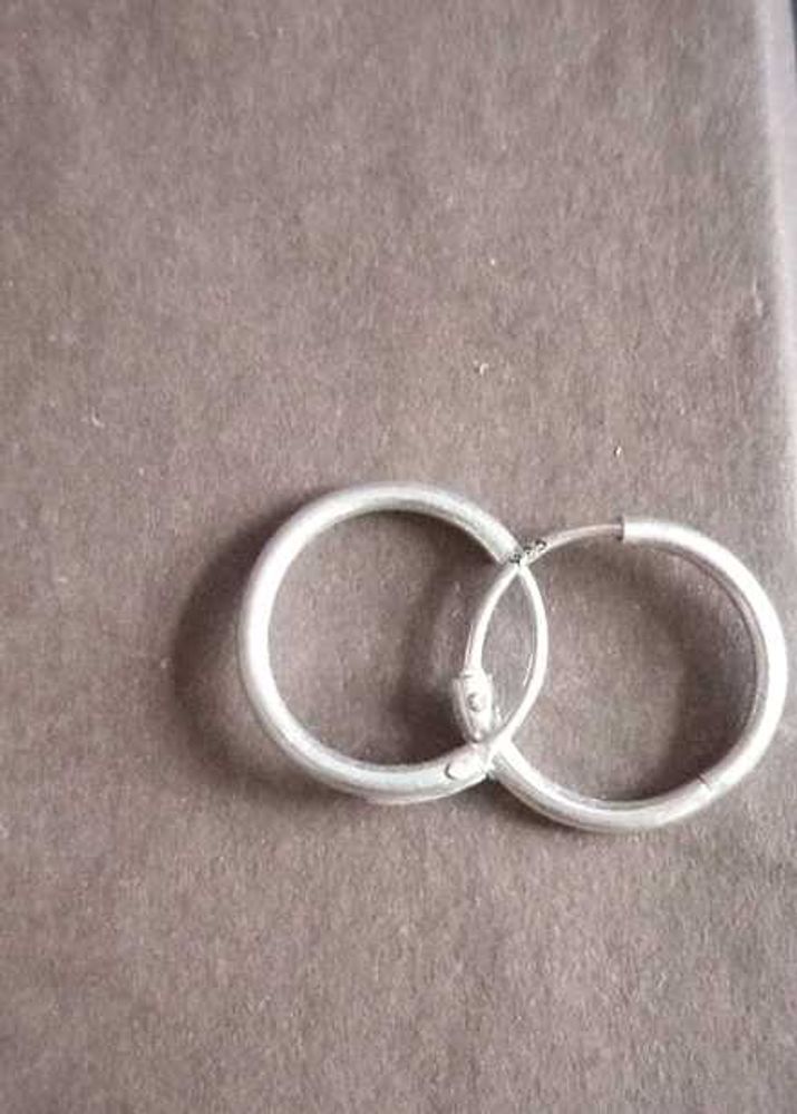 Silver Hoop Earrings