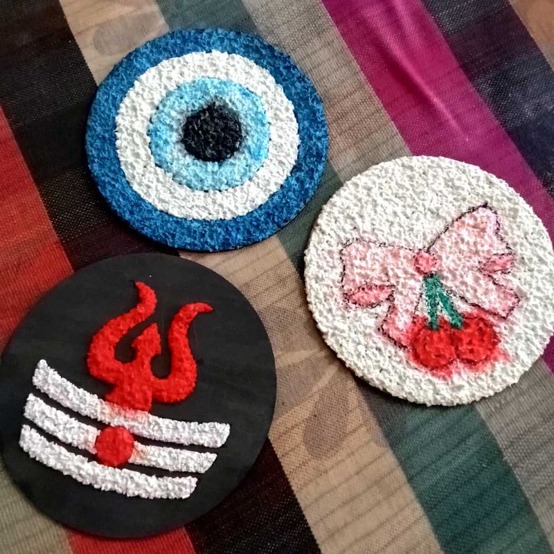 WALL HANGING...💙🤍