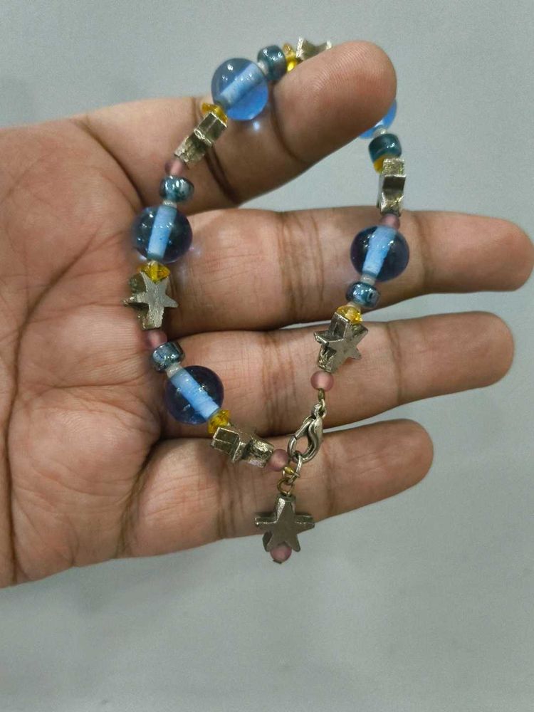Beaded Star Charm Bracelet