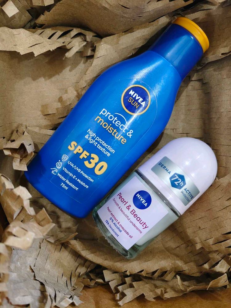 Nivea Sunscreen &amp; Pearl Beauty Set just for 160/-
